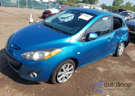 2012 Mazda Mazda2 Touring из США, поврежденный, VIN JM1DE1LZ4C0135800